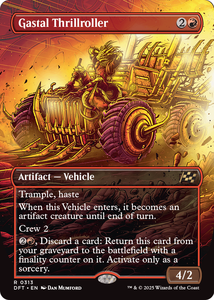 Gastal Thrillroller (Borderless) (DFT-313) - Aetherdrift (Borderless)