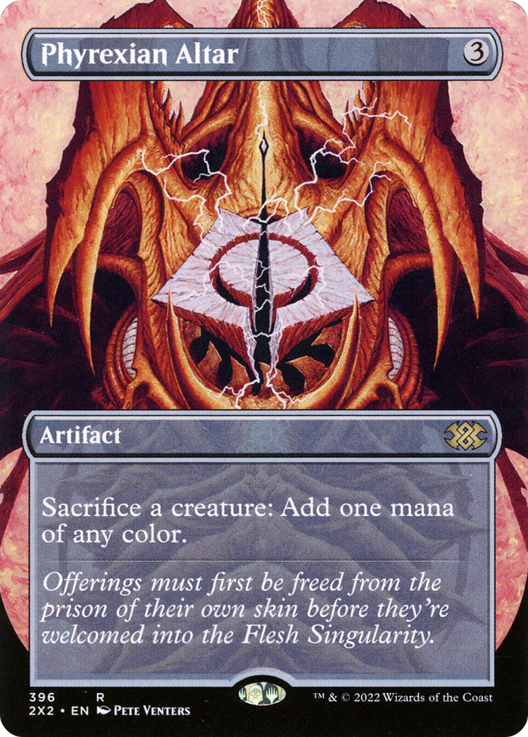 Phyrexian Altar (Borderless) (2X2-396) - Double Masters 2022 (Borderless) Foil