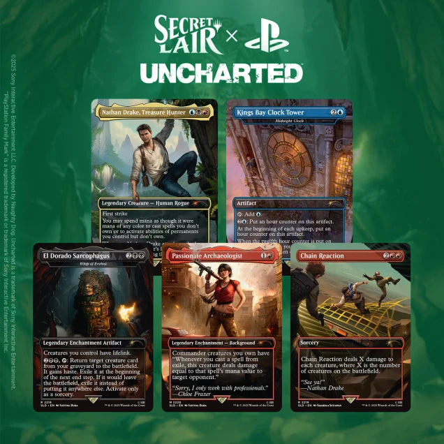 MTG Secret Lair PlayStation Super Drop Uncharted: Saga of Thieves Regular (Pre-order)