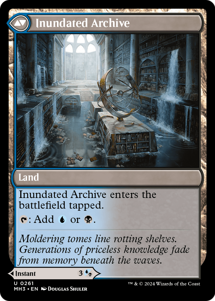 Waterlogged Teachings (MH3-261) - Modern Horizons 3 Foil