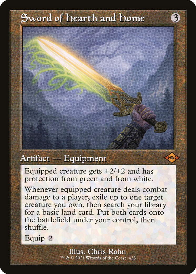 Sword of Hearth and Home (Retro Frame) (MH2-433) - Modern Horizons 2 Foil