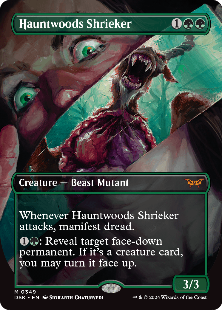Hauntwoods Shrieker (Borderless) (DSK-349) - Duskmourn: House of Horror (Borderless)