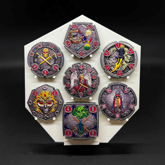 Flipdie Rogue Metal Dice Coin Set (Pre-Order)