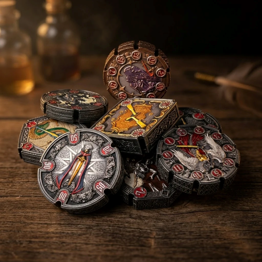 Flipdie Rogue Metal Dice Coin Set (Pre-Order)