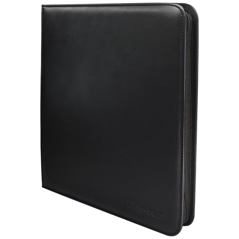 Ultra Pro Vivid 12-Pocket Zippered PRO-Binder Black