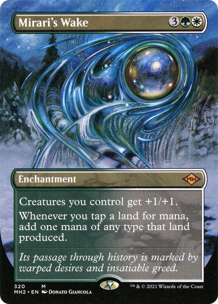 Mirari's Wake (Borderless) (MH2-320) - Modern Horizons 2 (Borderless) Foil