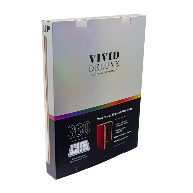Ultra·Pro Vivid Deluxe 9-Pocket Zippered PRO-BINDER®