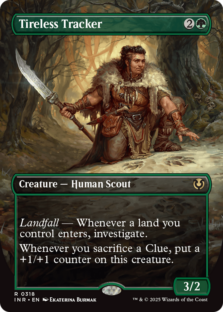 Tireless Tracker (Borderless) (INR-318) - Innistrad Remastered (Borderless) Foil