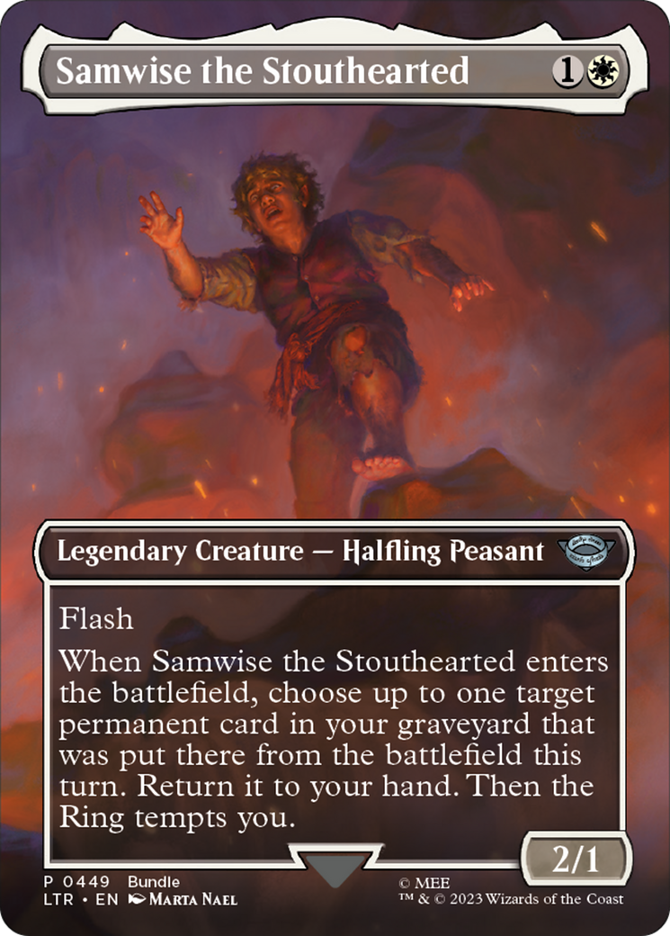 Samwise the Stouthearted (Borderless) (LTR Bundle) (UMP-449) - Unique and Miscellaneous Promos (Borderless)