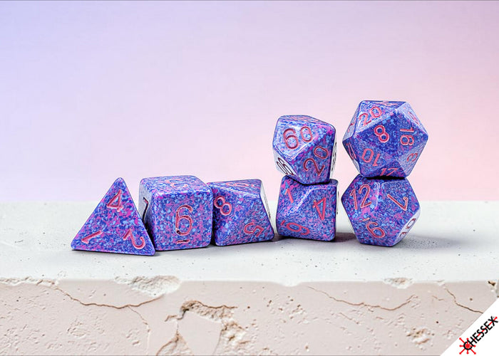Speckled 7-Die Set Polyhedral Purple Passion (Pre-Order)