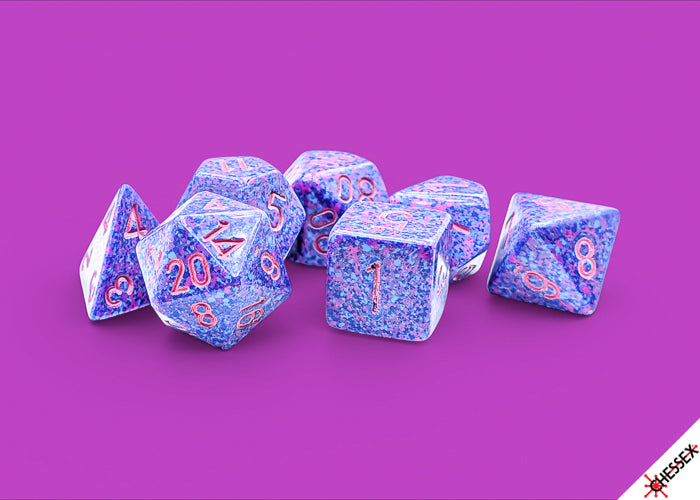 Speckled 7-Die Set Polyhedral Purple Passion (Pre-Order)