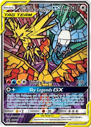 Moltres & Zapdos & Articuno GX SM210  - Holofoil SM Promos - Promo
