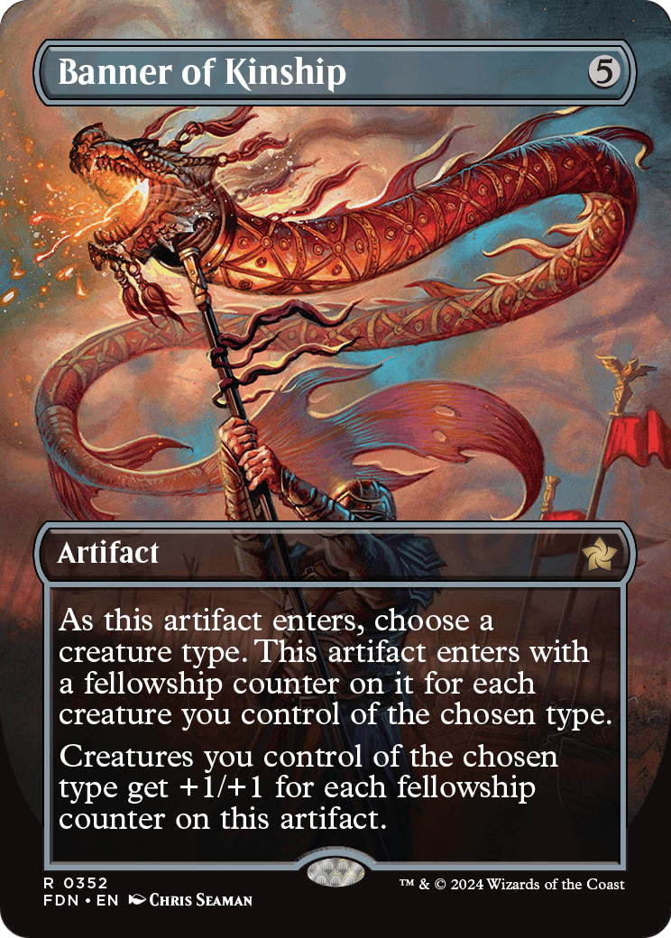 Banner of Kinship (Borderless) (FDN-352) - Foundations (Borderless)