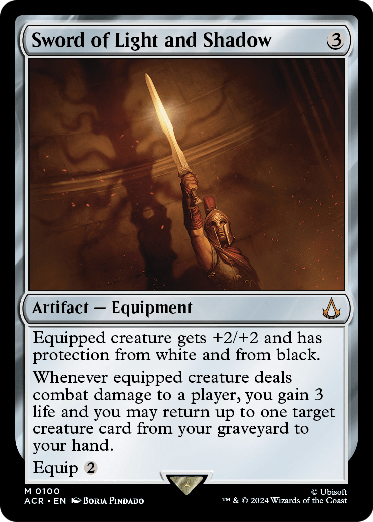 Sword of Light and Shadow (ACR-100) - Assassin's Creed Foil