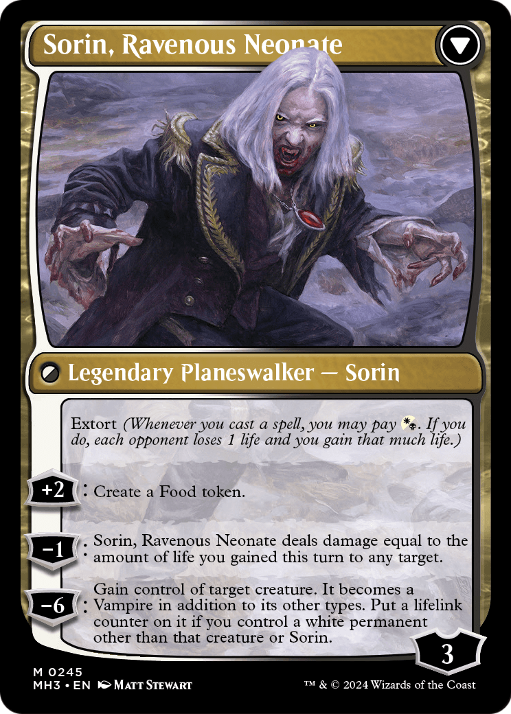 Sorin of House Markov (MH3-245) - Modern Horizons 3 Foil