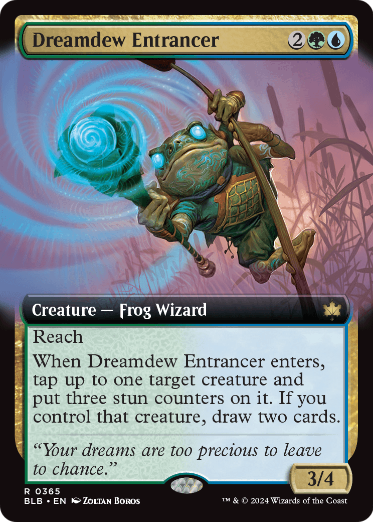 Dreamdew Entrancer (Extended Art) (BLB-365) - Bloomburrow: (Extended Art) Foil