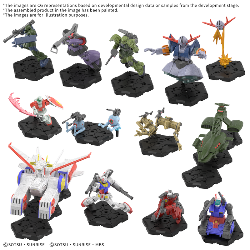 Gundam Assemble DX01 Deluxe Set 01 (Pre-Order)