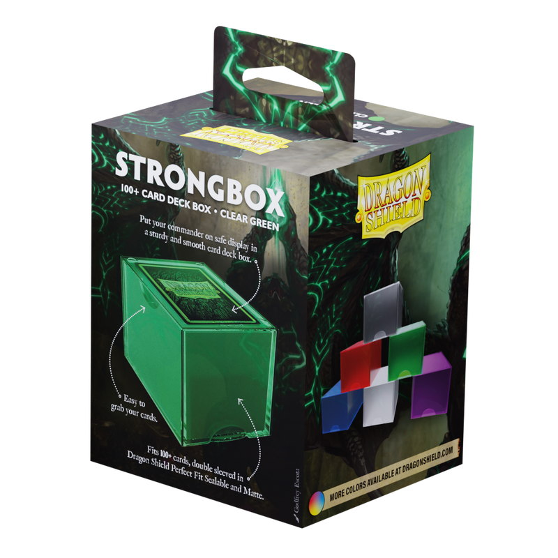 Dragon Shield Strongbox Clear Green (Pre-Order)
