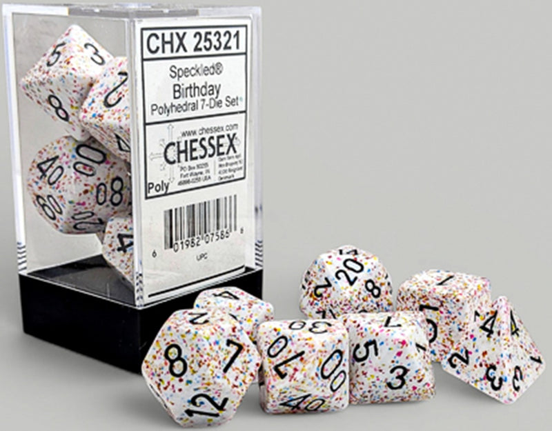 Speckled 7-Die Set Polyhedral Birthday (Pre-Order)