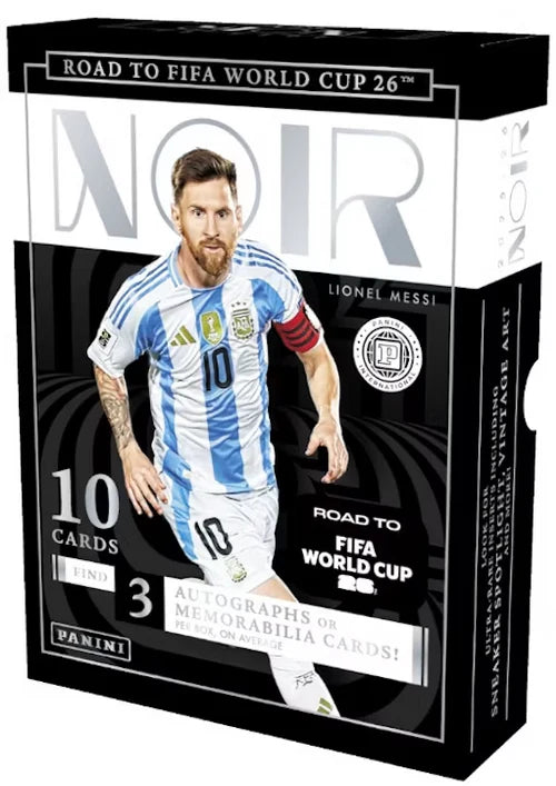 2025-26 Panini Noir Road To WCS Soccer International Hobby Box