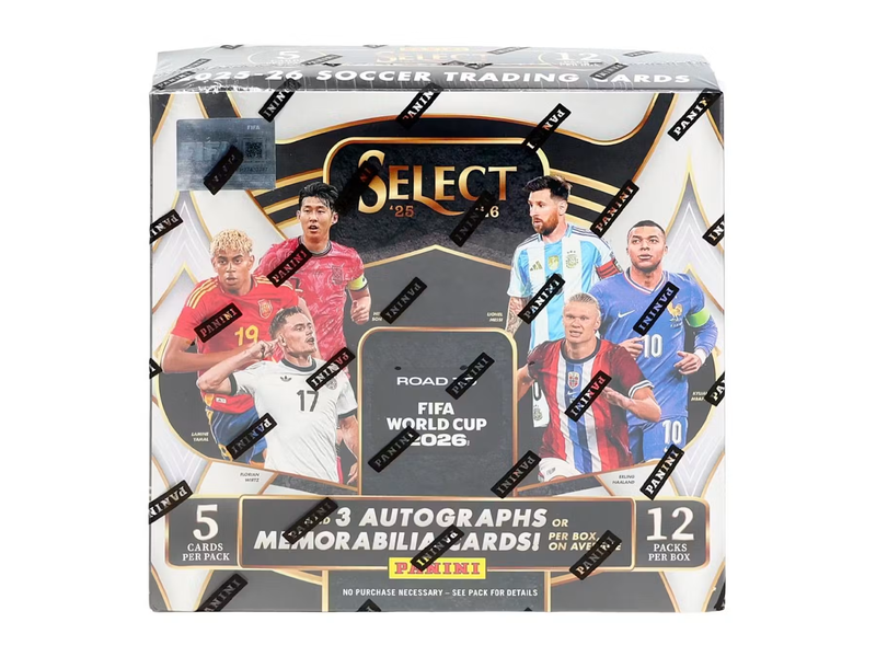 Panini Select 2025-26 Road to FIFA World Cup Soccer Hobby Box
