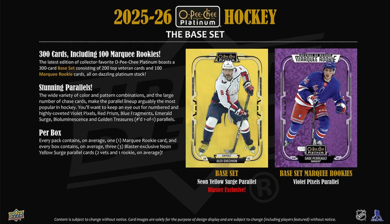 2025-26 Upper Deck O-Pee-Chee Platinum Hockey Blaster Box