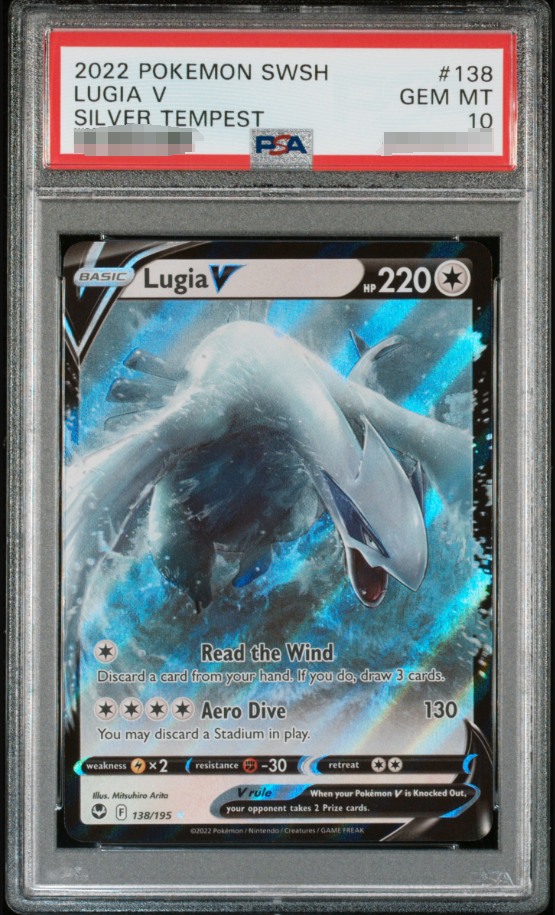 Pokemon Lugia V 138/195 PSA10