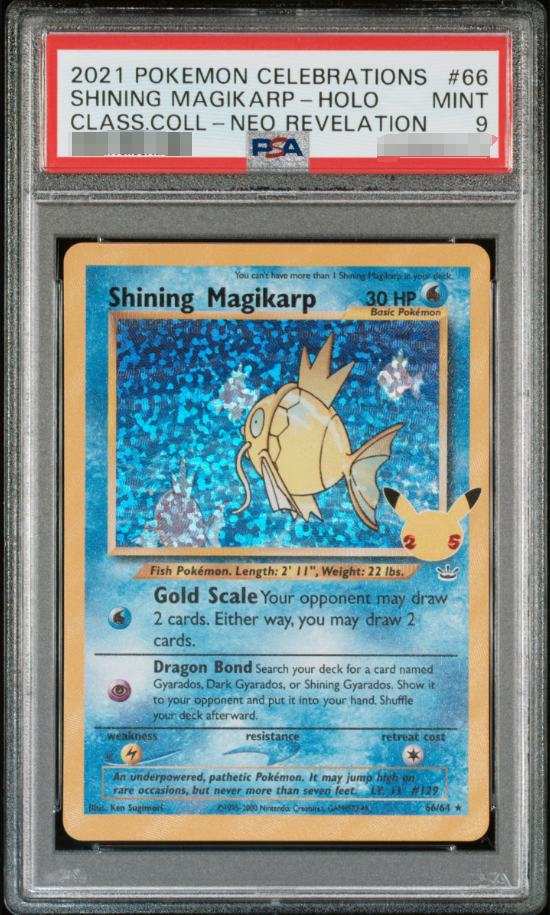 Pokemon Shining Magikarp 66/64 PSA 9