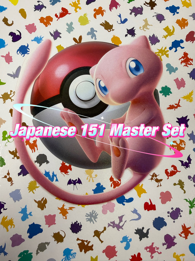 Pokemon Japanese 151 Mater set (all Master ball/RR/SR/UR)