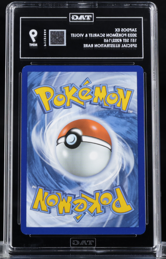 2023 English Pokemon Zapdos EX 202/165 TAG 9