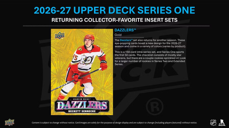 2026-27 Upper Deck Series 1 Hockey Tin