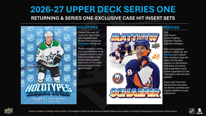 2026-27 Upper Deck Series 1 Hockey Tin