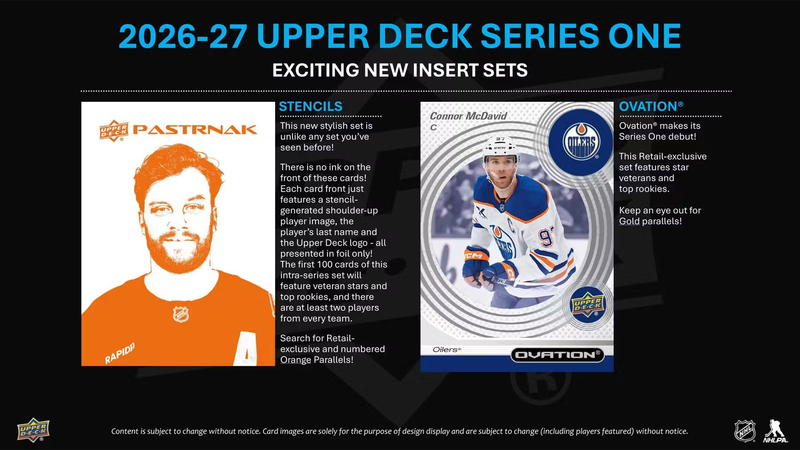 2026-27 Upper Deck Series 1 Hockey Tin
