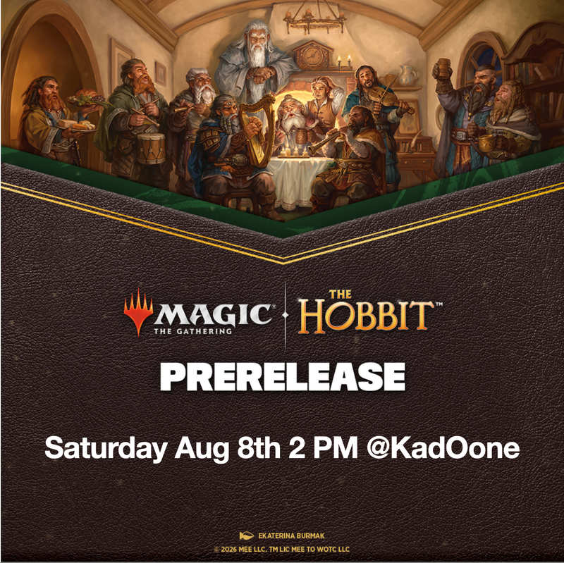 MTG The Hobbit Pre-release Event Saturday 8/8 2PM