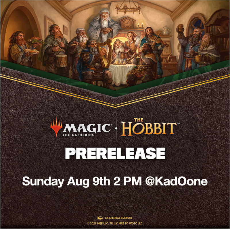 MTG The Hobbit Pre-release Event Sunday 8/9 2PM