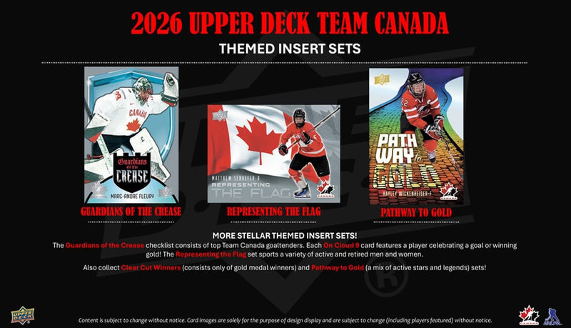 2026 Upper Deck Team Canada Hockey Blaster Box
