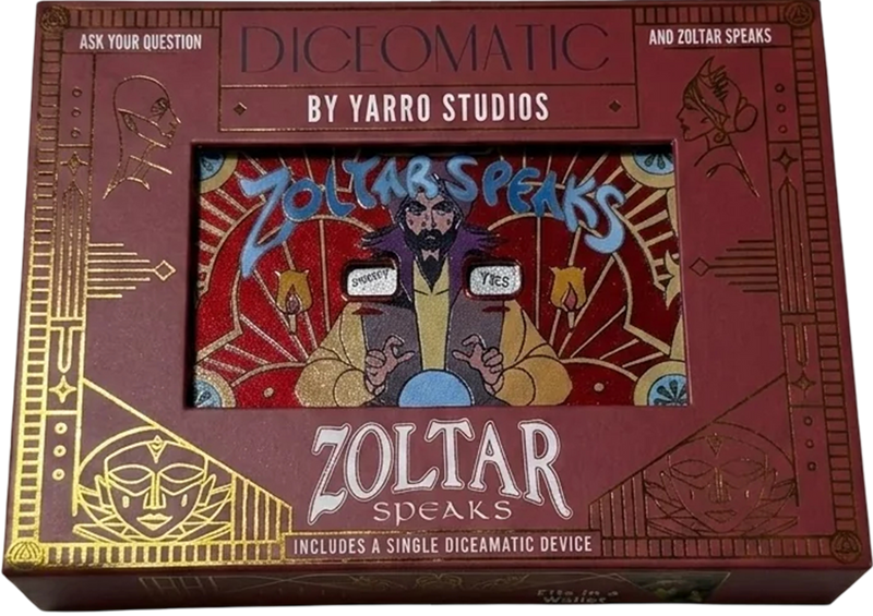 Diceomatic Zoltar Speaks Single Decision Spinner (Pre=Order)