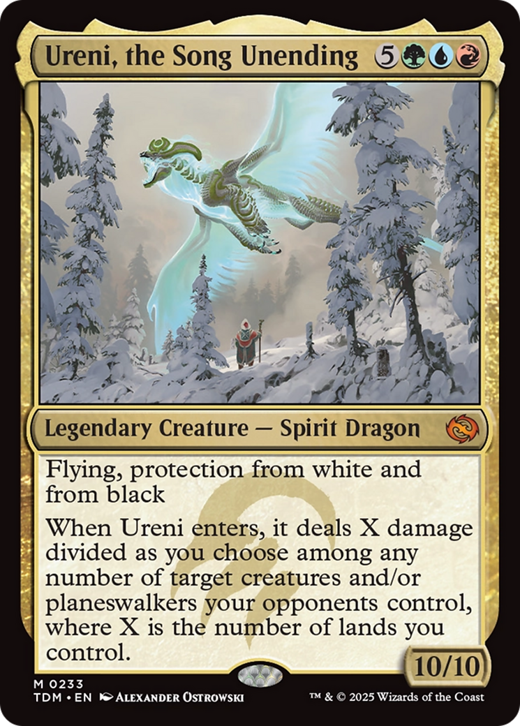 Ureni, the Song Unending (TDM-233) - Tarkir: Dragonstorm Foil