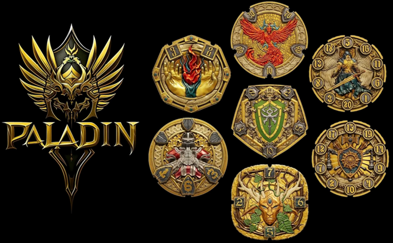 Flipdie Paladin Metal Dice Coin Set (Pre-Order)