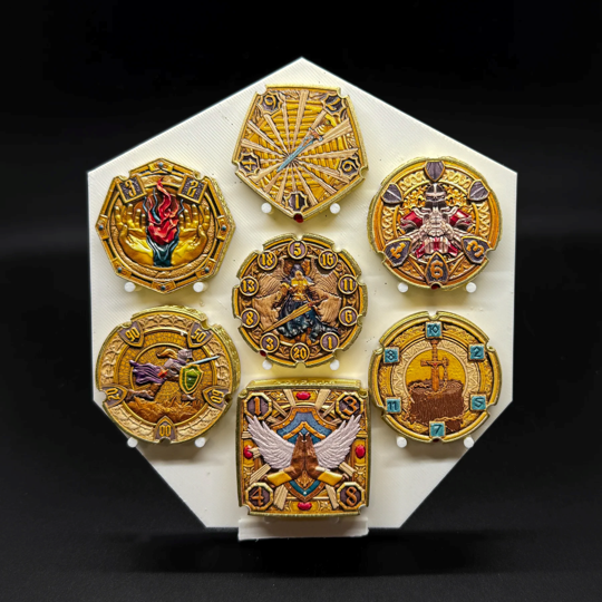 Flipdie Paladin Metal Dice Coin Set (Pre-Order)