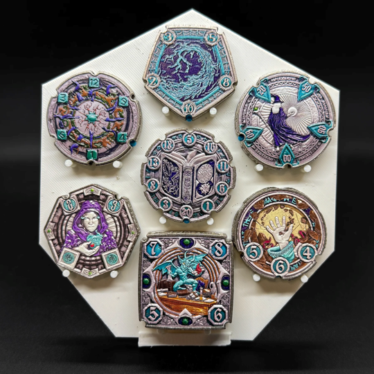 Flipdie Mage Metal Dice Coin Set (Pre-Order)
