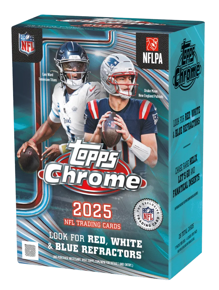 2025 TOPPS Chrome Football Value Box