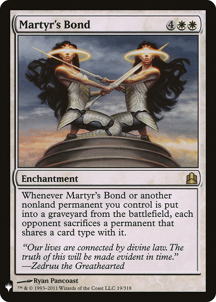 Martyr's Bond (LIST-19/318) - The List