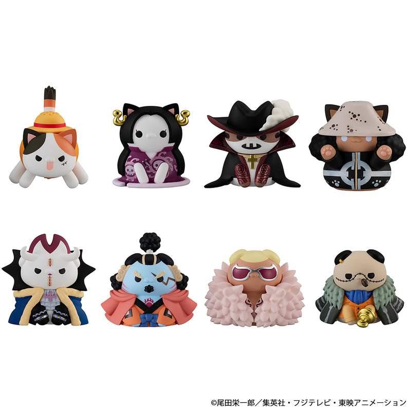 Megahouse One Piece Nyan Piece Nyan Luffy & The Seven Warlords of the Sea (Repeat) Mega Cat (Pre-Order)