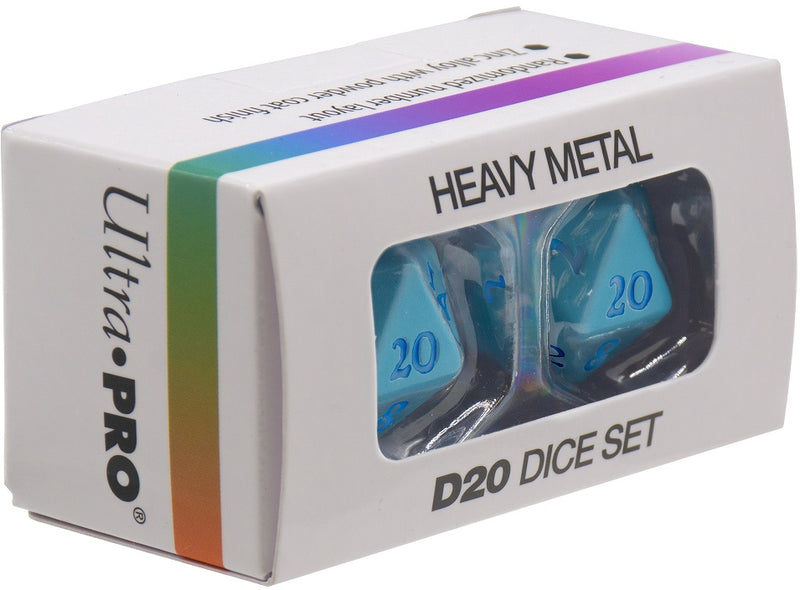Up Dice Heavy Metal Vivid Light Blue (Pre-Order)