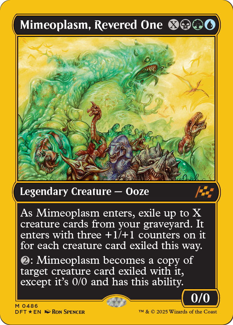 Mimeoplasm, Revered One (First-Place Foil) (DFT-486) - Aetherdrift Foil