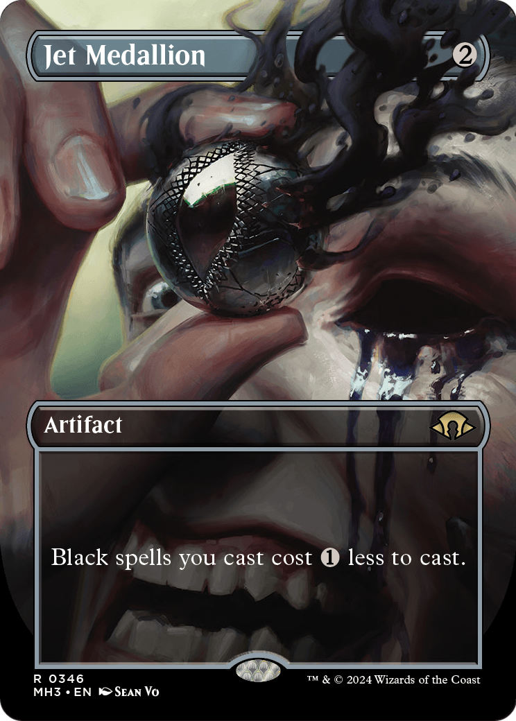 Jet Medallion (Borderless) (MH3-346) - Modern Horizons 3 (Borderless)
