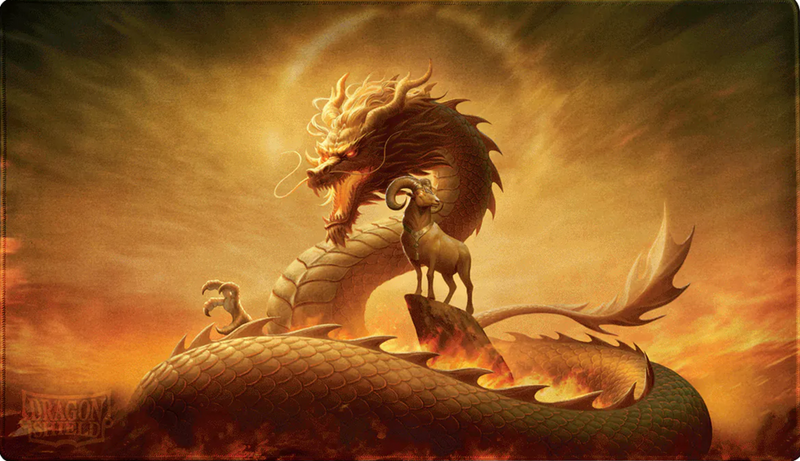 Dragon Shield Playmat With Tube Fire Goat (Pre-Order)