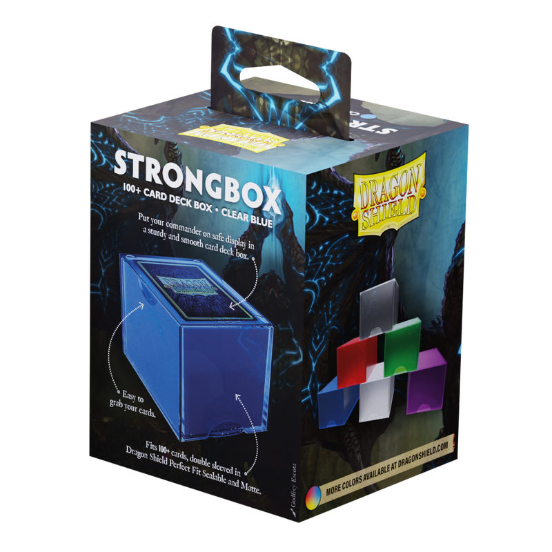 Dragon Shield Strongbox Clear Blue (Pre-Order)