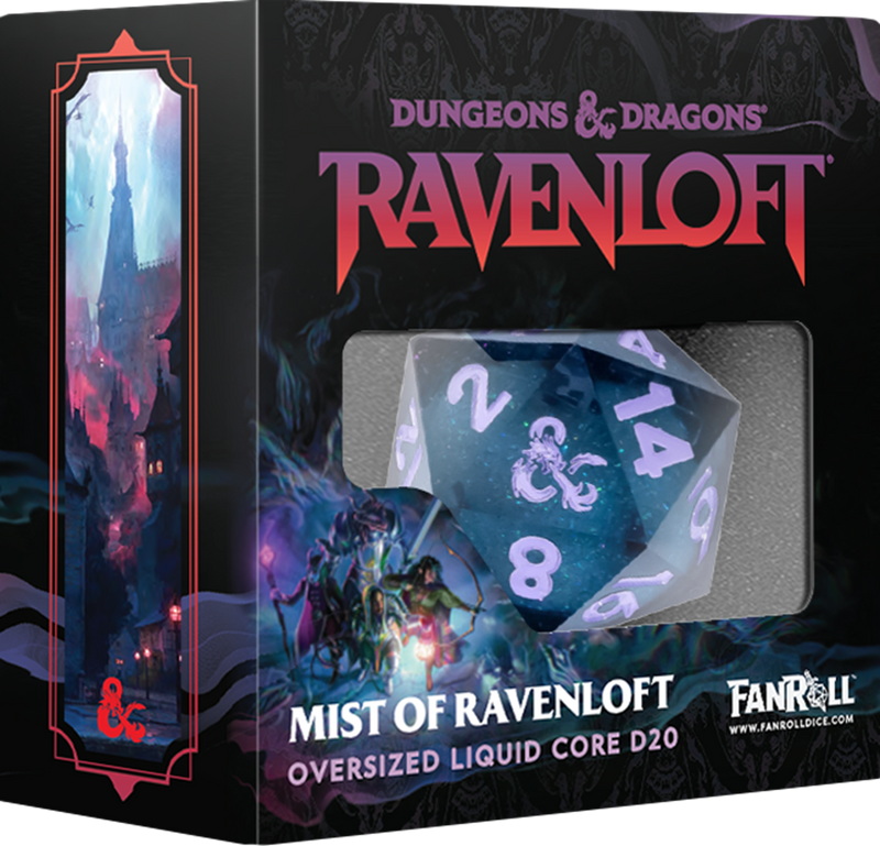 DND Mists of Ravenloft Oversized Liquid Core D20 (Pre-Order)